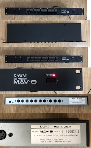 kawai midi patchbay mav 8