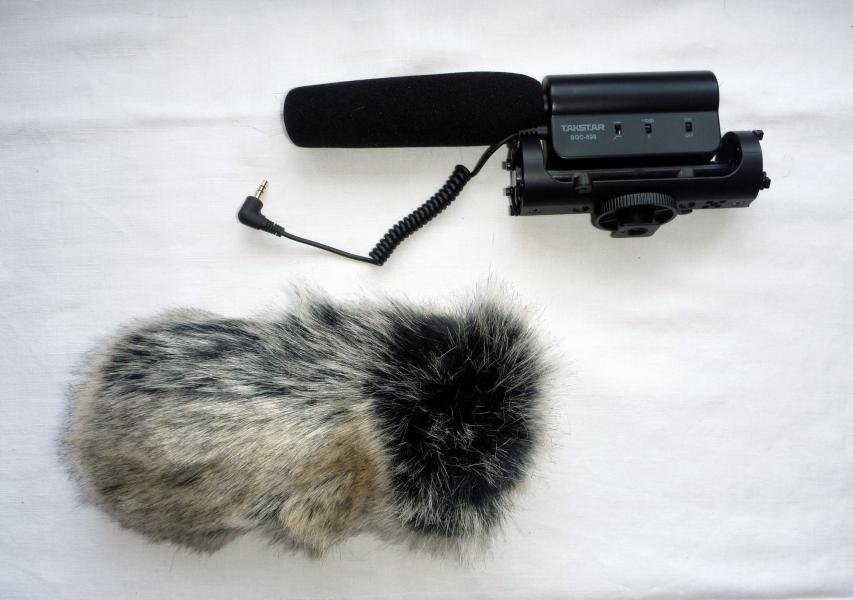 Kamerový mikrofon Takstar SGC-598 + molitan + chlupy