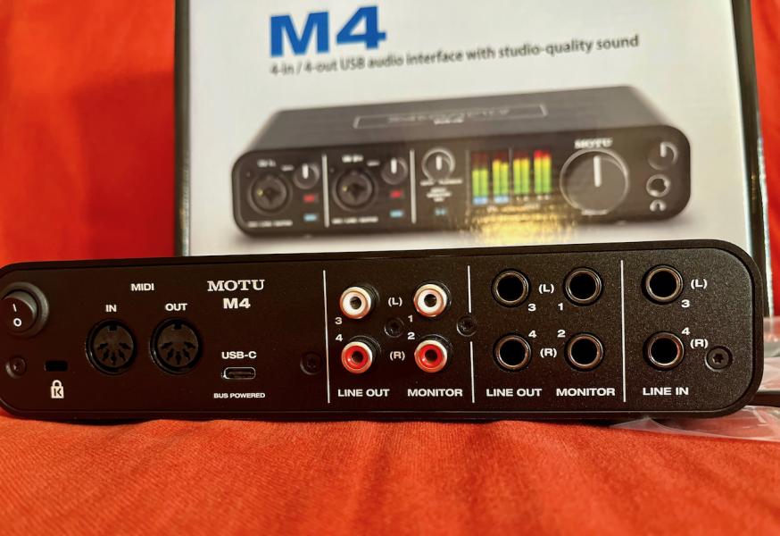 Motu M4 - skvěle řešená i skvěle hrající zvukovka