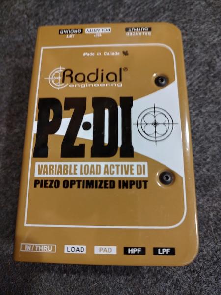 specialny DI BOX pre piezo a magneticke snimace Radial Engineering PZ-DI