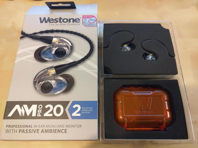 Westone AM PRO 20 in-ear sluchátka